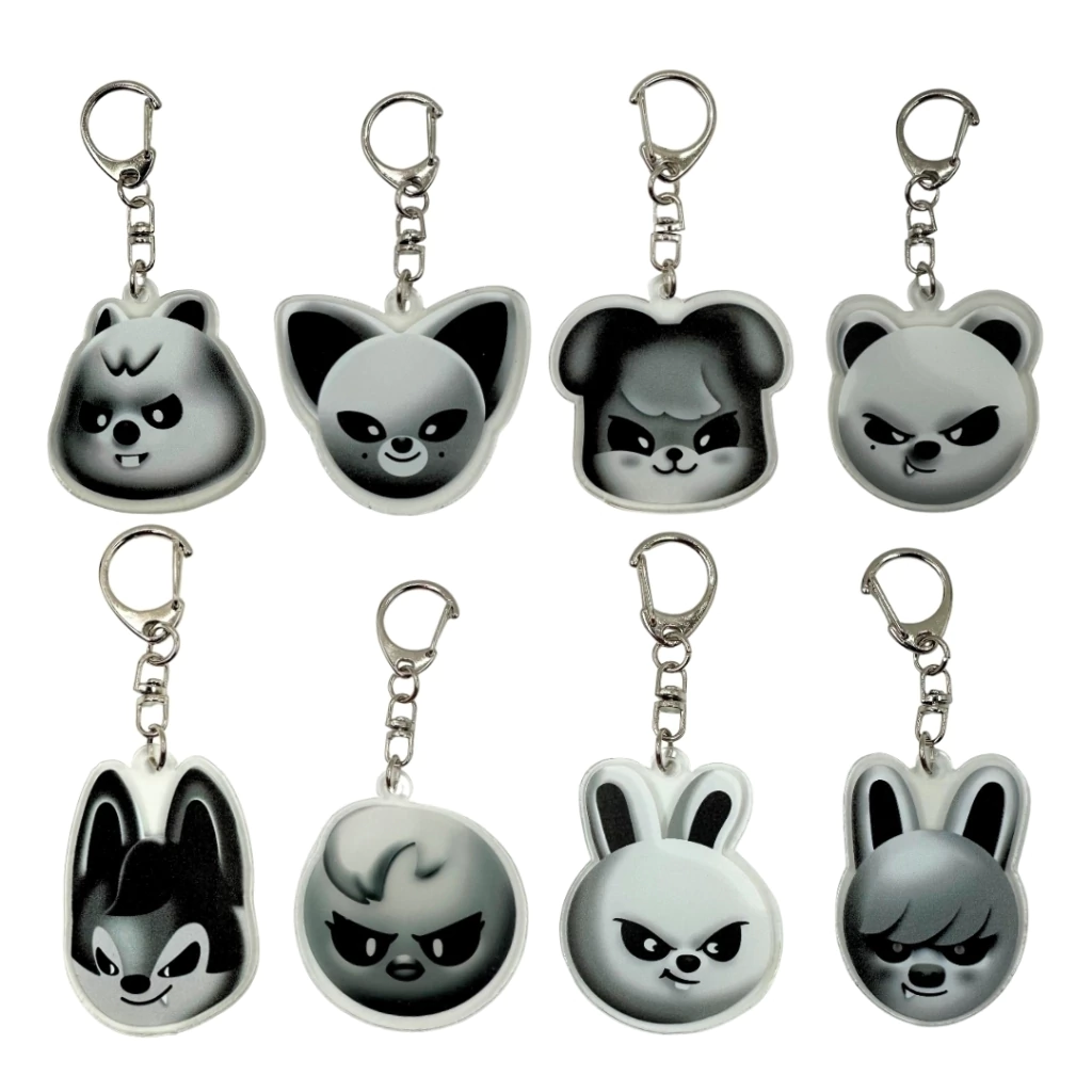 Straykids Llavero de Acrilico Fanmade Evil Skzoo