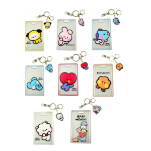 BT21 CardHolder Fanmade de Acrilico con Charm