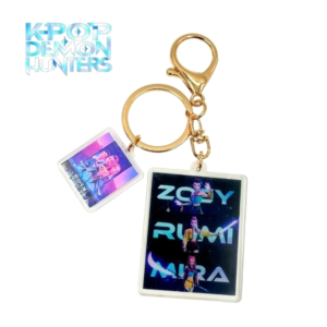 Huntrix Llavero de Acrilico Cuadro