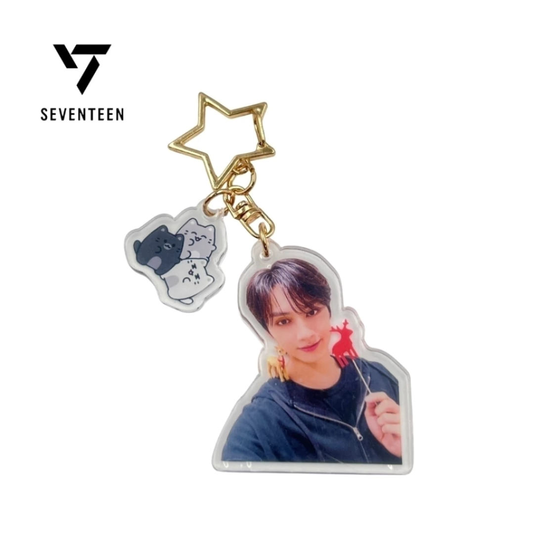 Seventeen Llavero de Acrílico Fanmade con Charm - Image 4