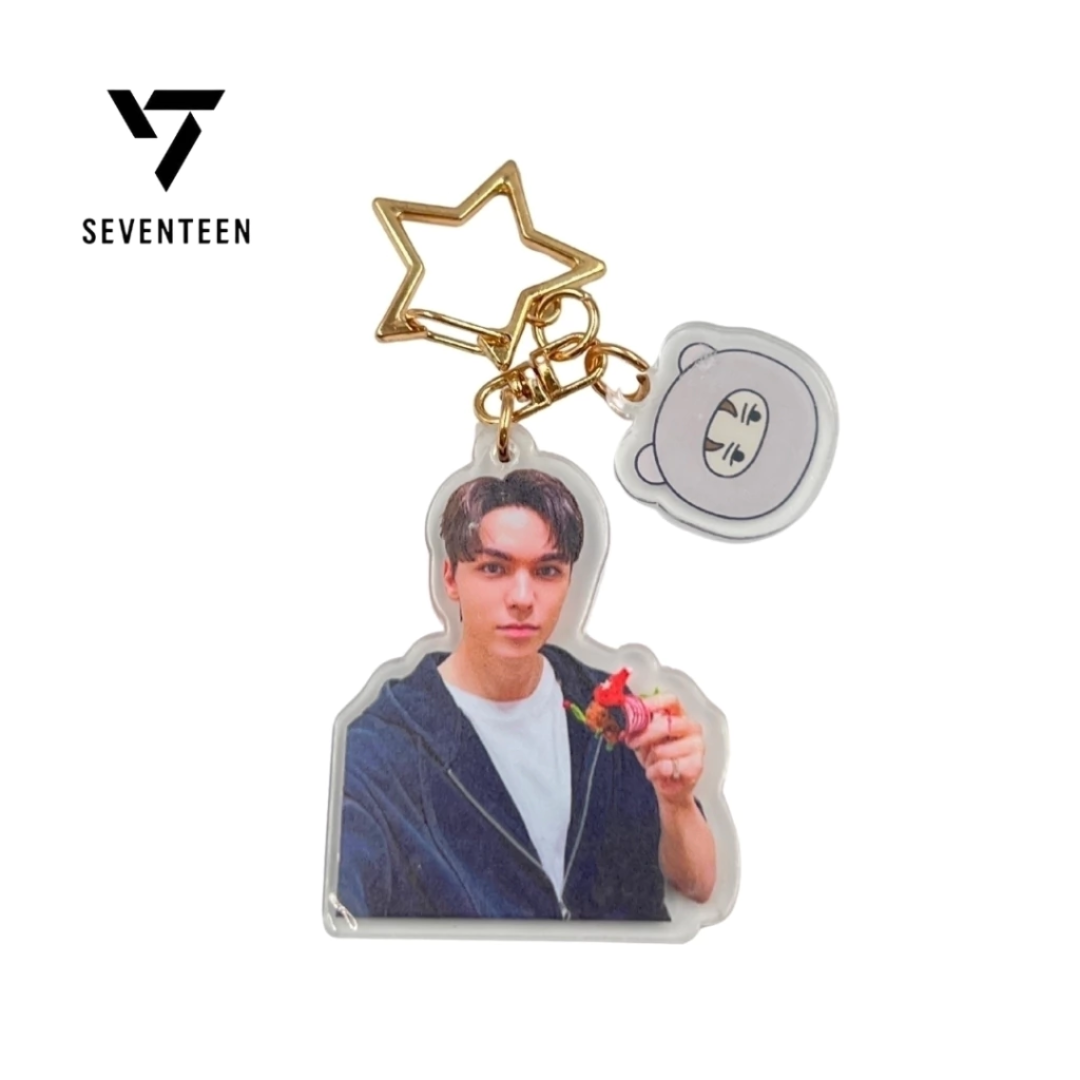 Seventeen Llavero de Acrílico Fanmade con Charm - Image 5