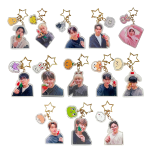 Seventeen Llavero de Acrílico Fanmade con Charm