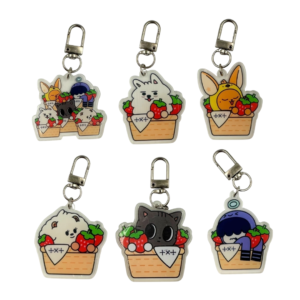 TXT PPULBATU Llavero de Acrílico Fanmade Canastas