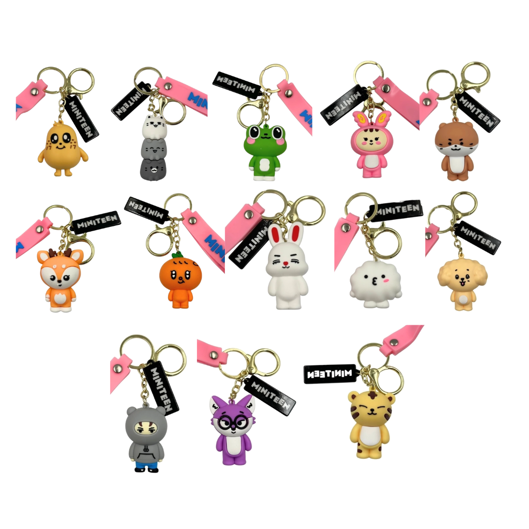 Seventeen Miniteen Llavero de Goma Fanmade
