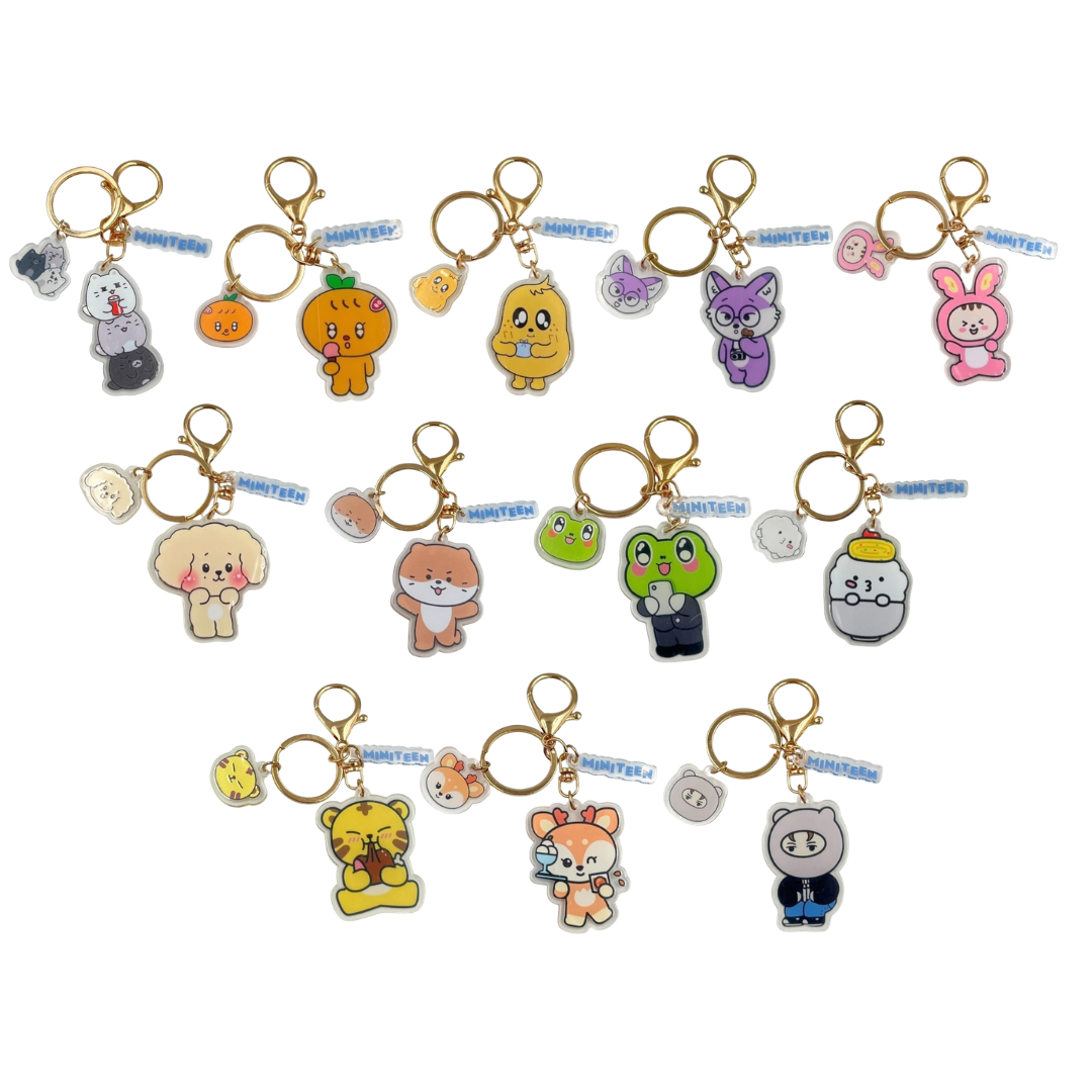 Seventeen Miniteen Llavero de Acrílico Fanmade