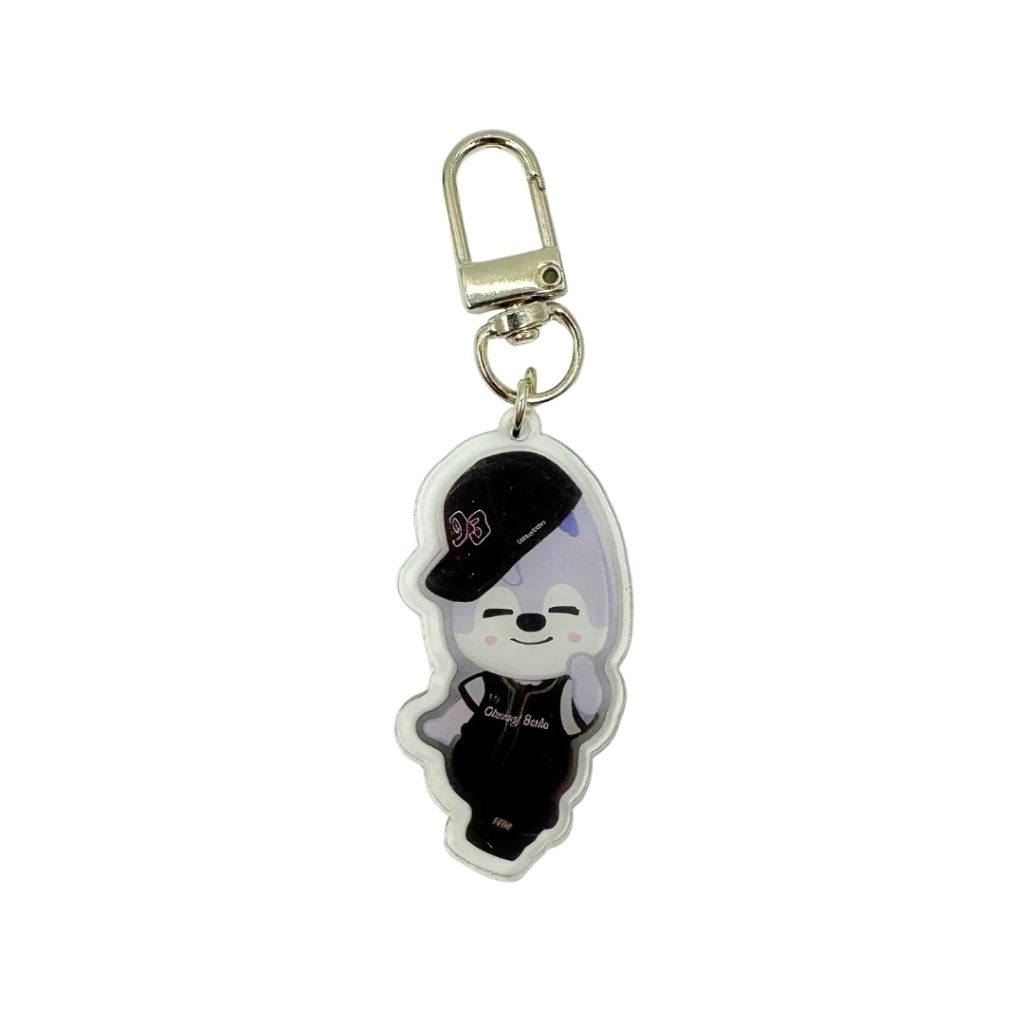 Straykids Llavero de Acrilico Fanmade Skzoo Dominate Gorra - Image 4