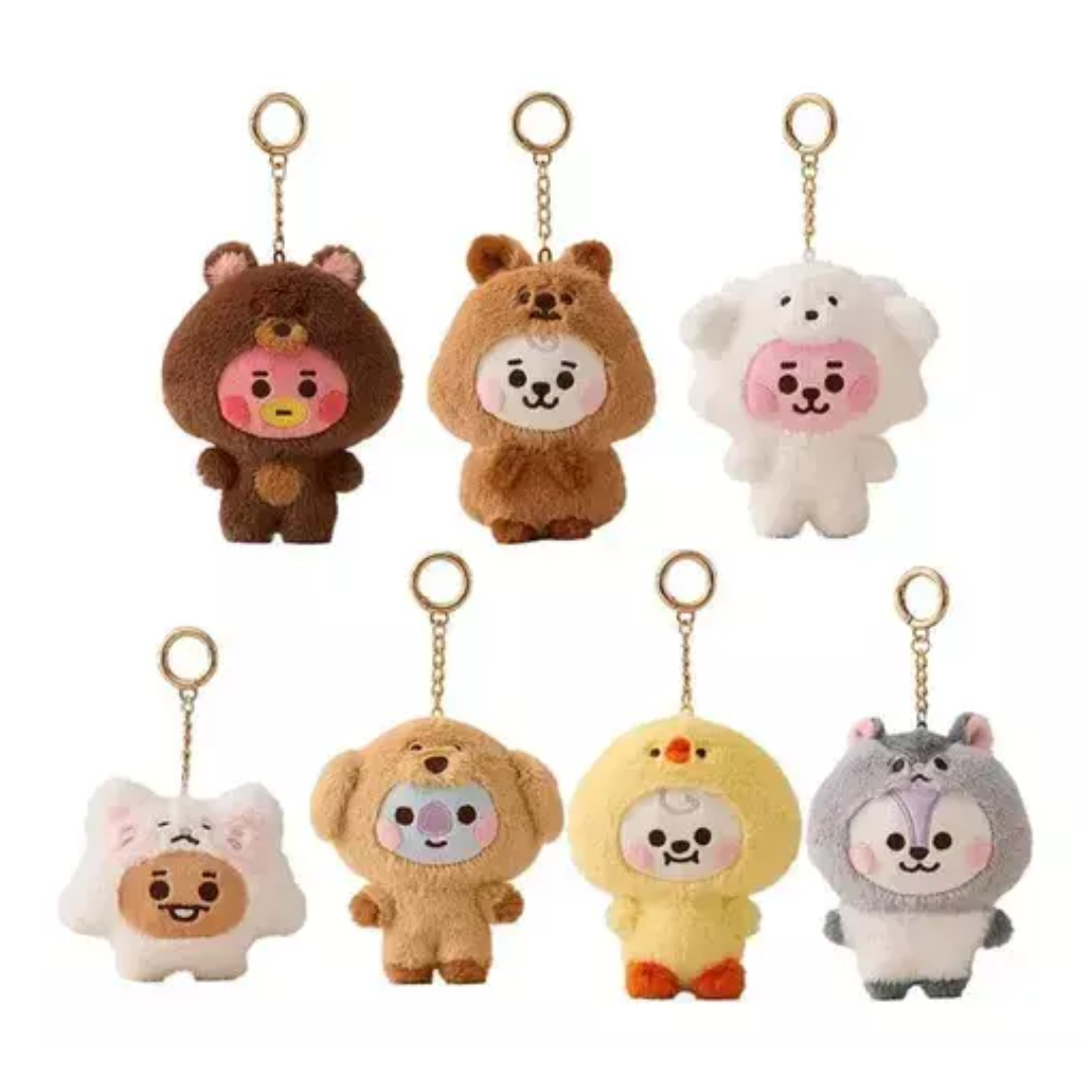 BT21 Llavero Fanmade de Peluche Fluffy